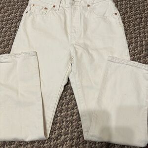 Levi's Women's Straight Leg Jeans - Cream